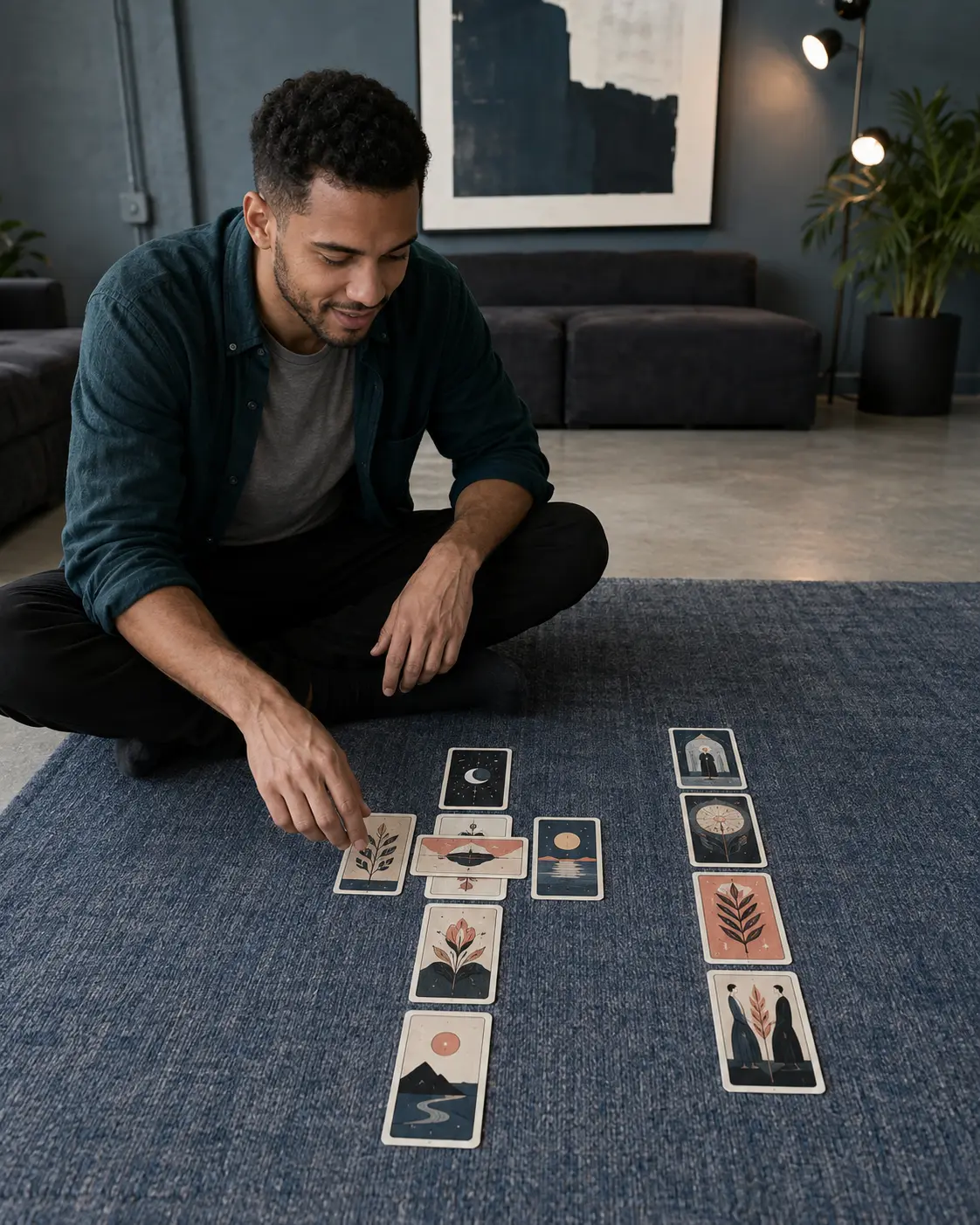 Tirada de la Cruz Celta en Tarot IA